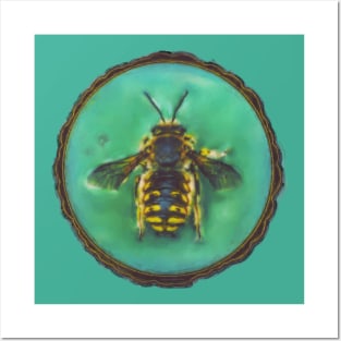 A Framed Bee Posters and Art